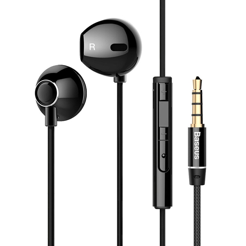 Tai nghe dây Baseus H06 3.5 đen