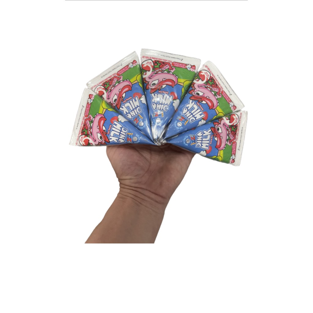 Sữa Izzi Dino Milk Hộp Chéo  Cam & Dâu