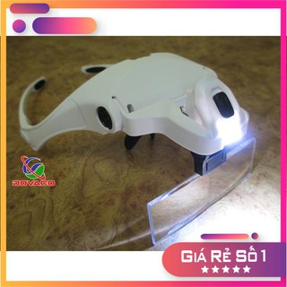 Kính lúp đeo mắt có đèn V5