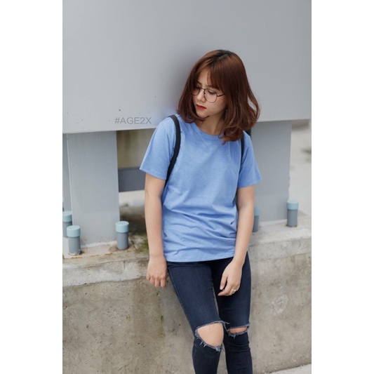 ÁO THUN TRƠN UNISEX AGE2X