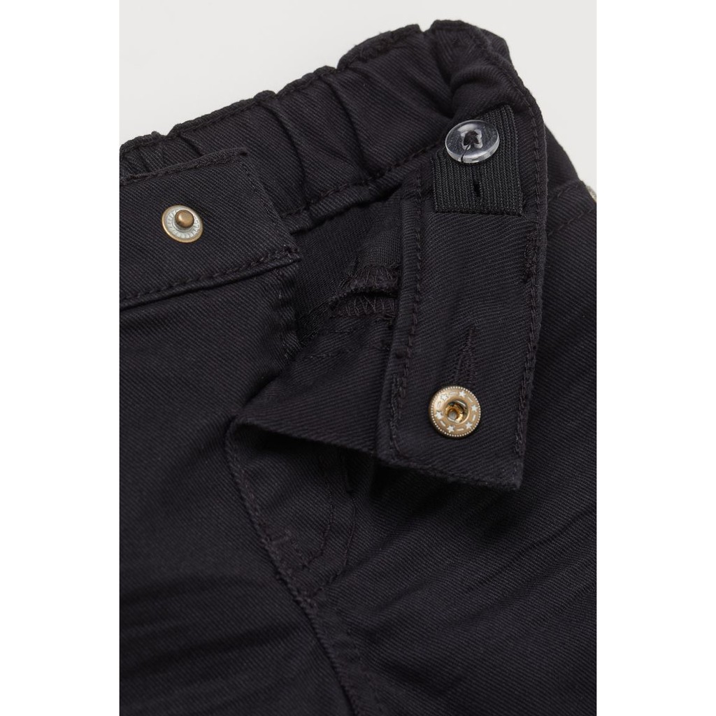 Quần jean denim đen twill HM H&amp;M _ hàng chính hãng authentic