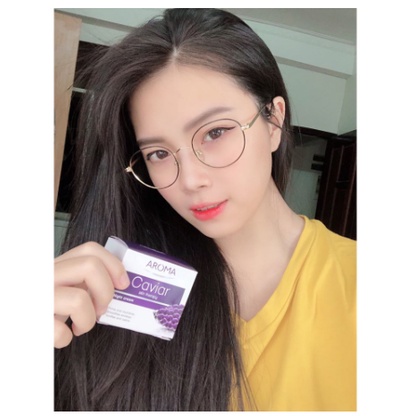 Kem dưỡng da ban đêm AROMA chiết suất trứng cá Caviar cho làn da mịn màng tươi sáng 50ml