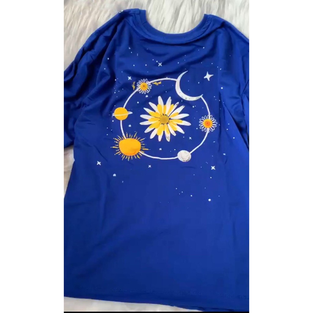ÁO THUN VŨ TRỤ UNISEX CHẤT THUN COTTON MỀM MỊN