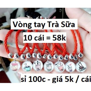 Sỉ 10 vòng tay Trà Sữa : 10 vòng = 58k [ sỉ vòng handmade ]