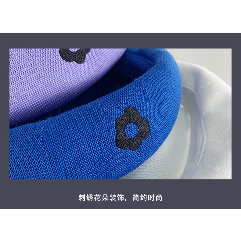 Mũ Beret Thêu Họa Tiết Hoa Phong Cách Nhật Bản Xinh Xắn