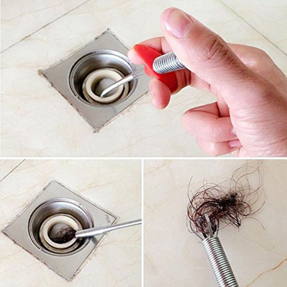 Dụng Cụ Làm Sạch Cống Thoát Nước Bồn Rửa Chén Bằng Dây Kim Loại DAPHS