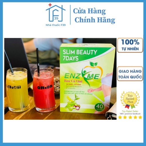 Gold Slimming Enzyme Giảm Cân An Toàn Eo Thon Dáng Đẹp - Slim Beauty 7 Days (Mẫu Mới)