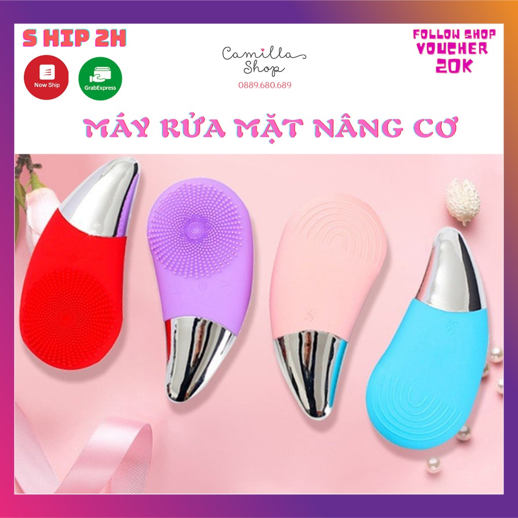 Máy rửa mặt  SONIC FACIAL BRUSH TÍCH HỢP SÓNG ÂM