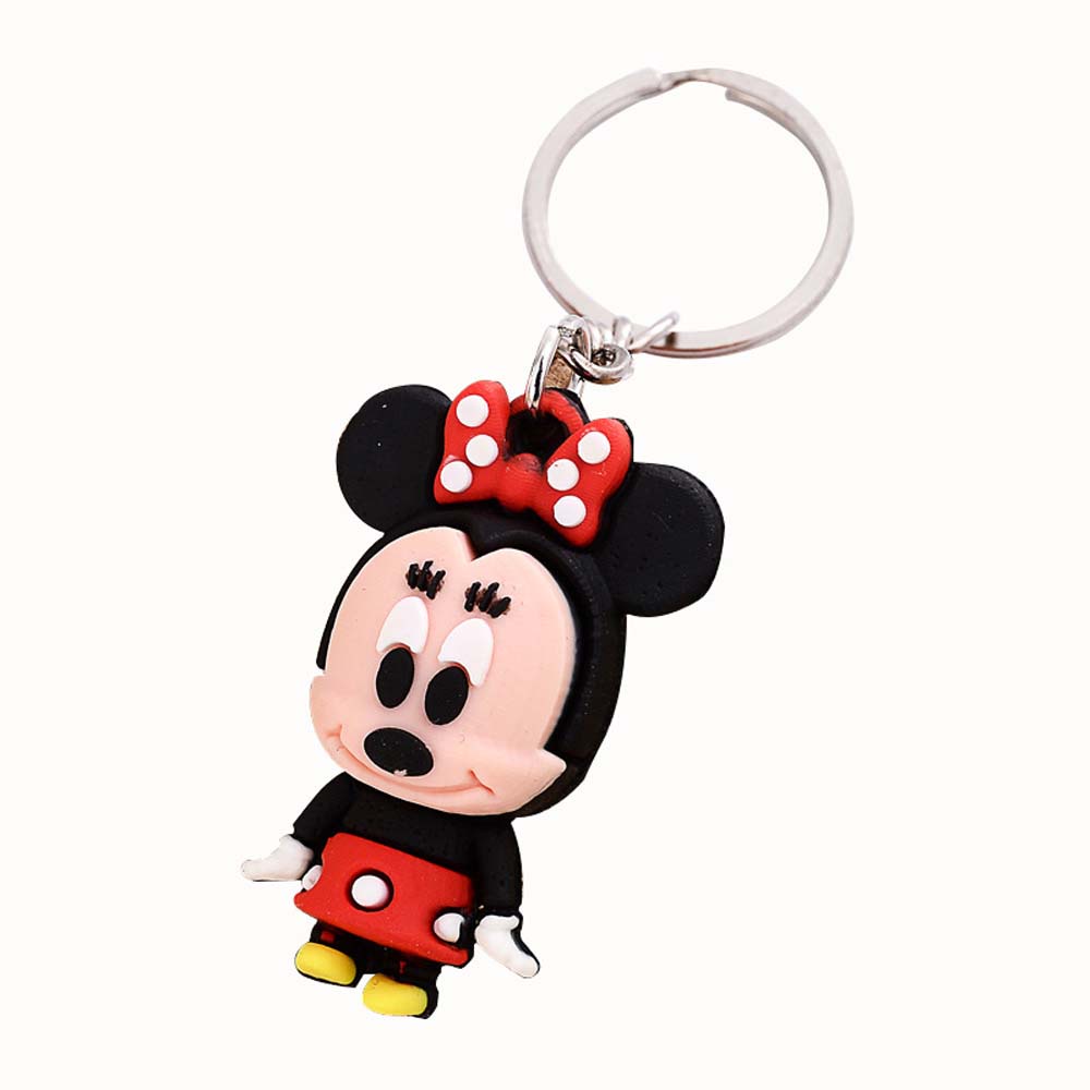 Móc Chìa Khóa Hình Chuột Mickey Minnie Donald Dễ Thương