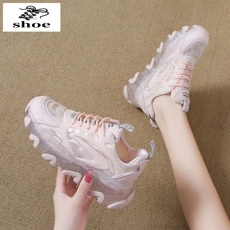 Giày Thể Thao Đế Dày Phối Lưới Mỏng Thoáng Khí Thời Trang Cho Nữ