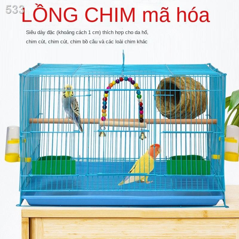【HOT】Lồng chim lớn bằng kim loại gia dụng Da hổ Xuanfeng Vẹt Myna Munnia Nhân giống Miễn phí Vận chuyển