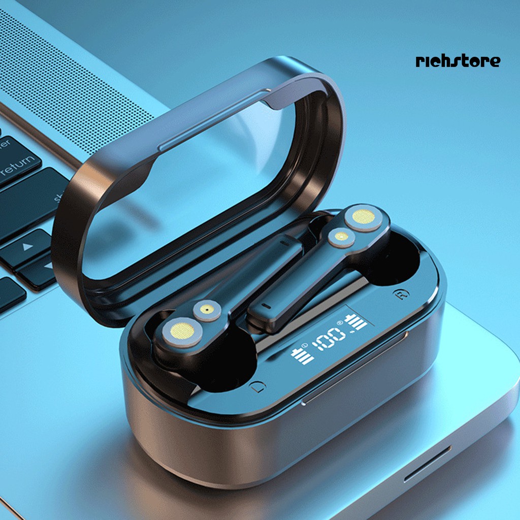 Tai Nghe Bluetooth 5.0 Siêu Bass Chống Ồn Có Thể Sạc Được