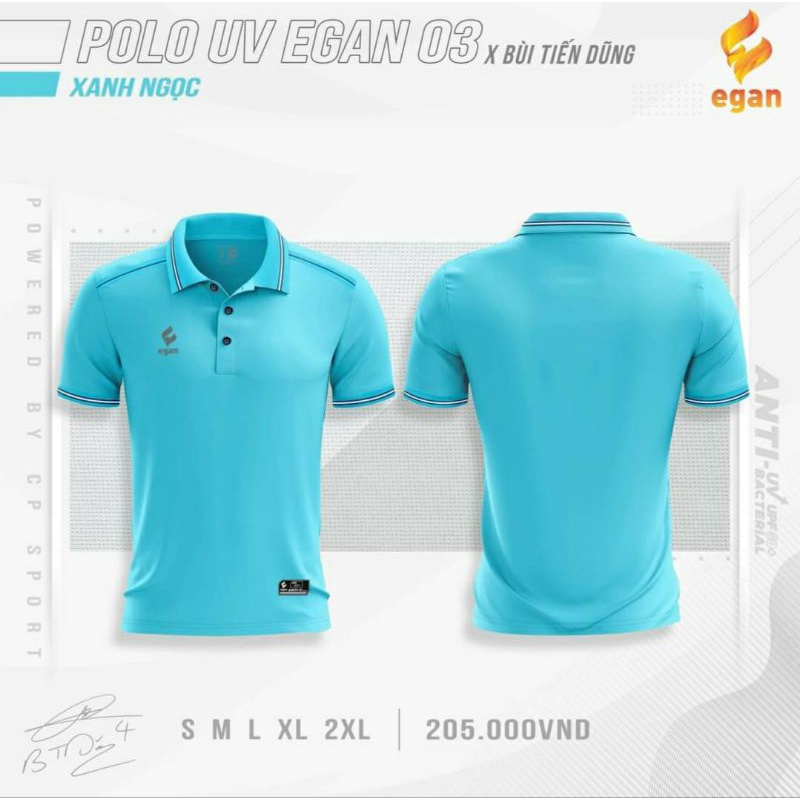 ÁO POLO UV EGAN MÀU XANH LÝ MỚI ĐẸP CHÍNH HÃNG