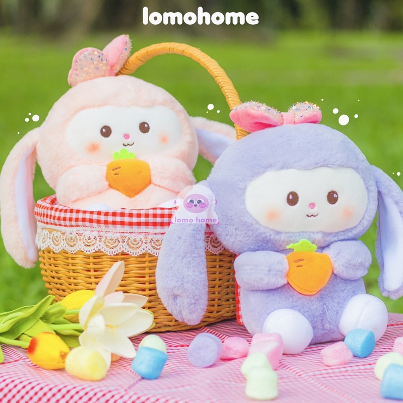 Gấu Bông Thỏ Ôm Cà Rốt Carrot Bunnie Lomo Home