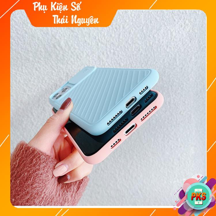 Ốp lưng silicone mềm thiết kế nắp trượt bảo vệ camera cho IPhone 11ProMax 11pro 11 X Xs Max XR 8 7 Plus | WebRaoVat - webraovat.net.vn