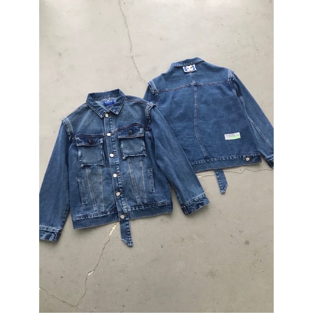 Áo khoác jeans ADER Error rivet label denim jackets ss20