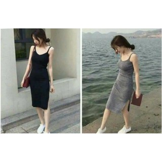 ĐẦM BODY XẺ TÀ HAI DÂY TI