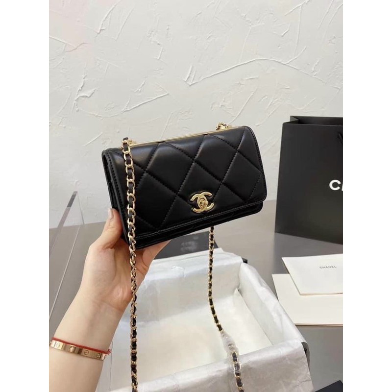 Túi Đeo Chéo X Nẹp Sắt size 19cm | BigBuy360 - bigbuy360.vn
