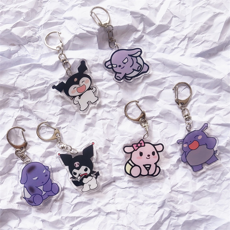 SANRIO Móc Khóa Hình Kuromi Baku Dễ Thương
