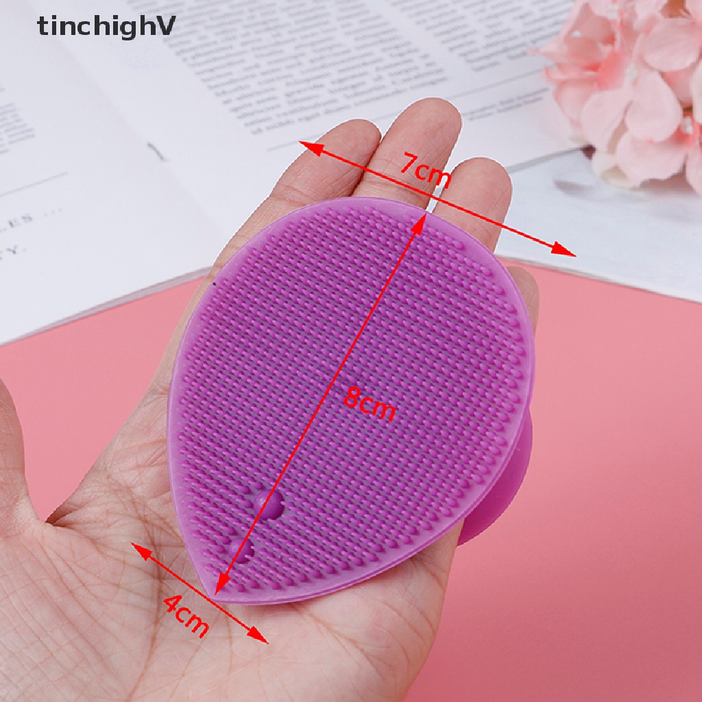 Miếng Silicone Rửa Mặt Tẩy Tế Bào Chết Loại Bỏ Mụn Đầu Đen