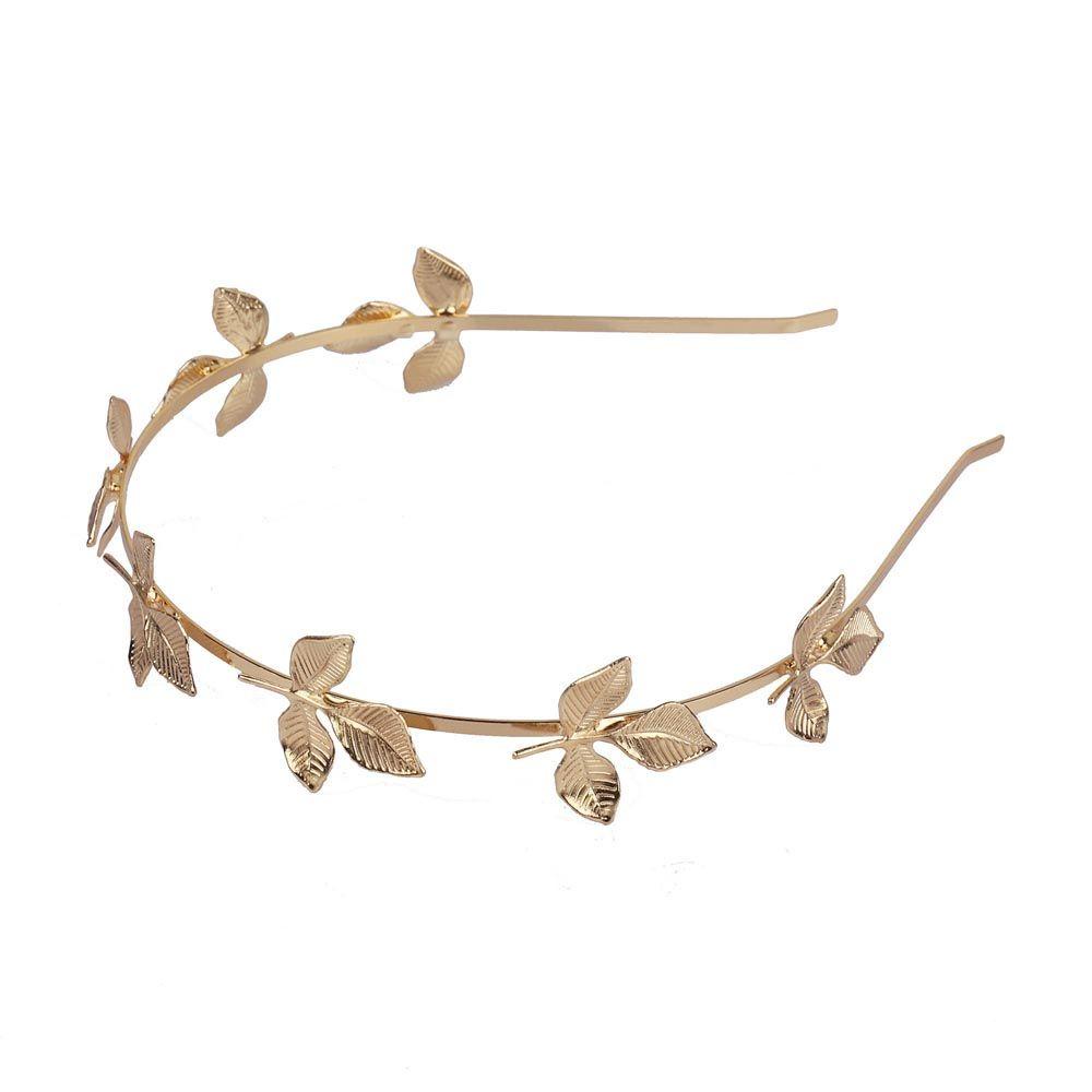 Băng Đô Cài Tóc Bằng Kim Loại Họa Tiết Hoa Phong Cách Baroque Thanh Lịch Cho Nữ