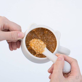 <có sẵn> CỐC NƯỚC SILICON CHO BÉ GẤU BLUEMAMA MODUI