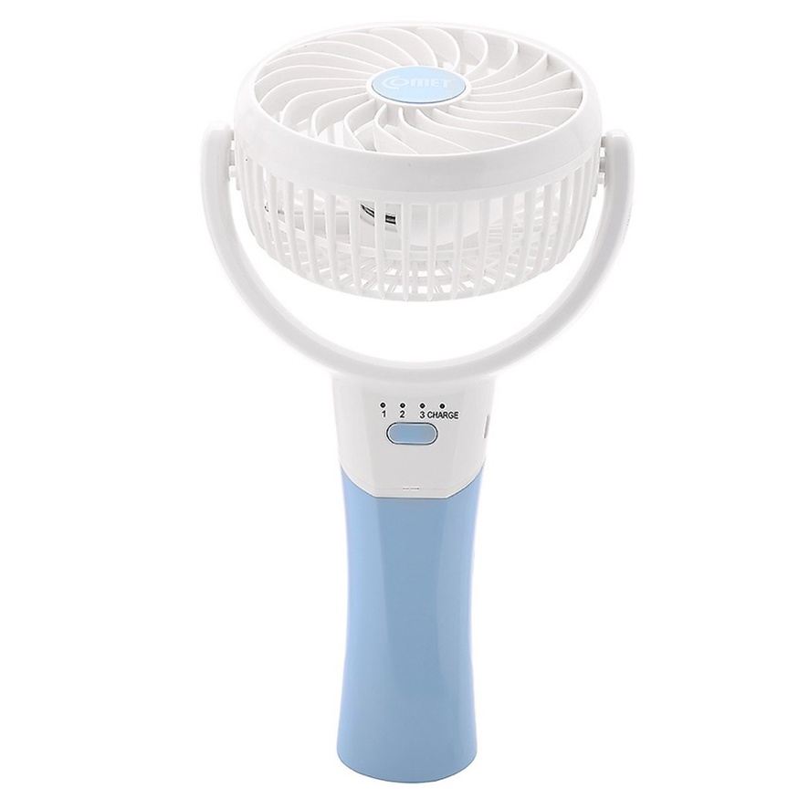 Quạt sạc Cầm Tay Comet CRF0904 công suất 3W, Bảo Hành 12 Tháng