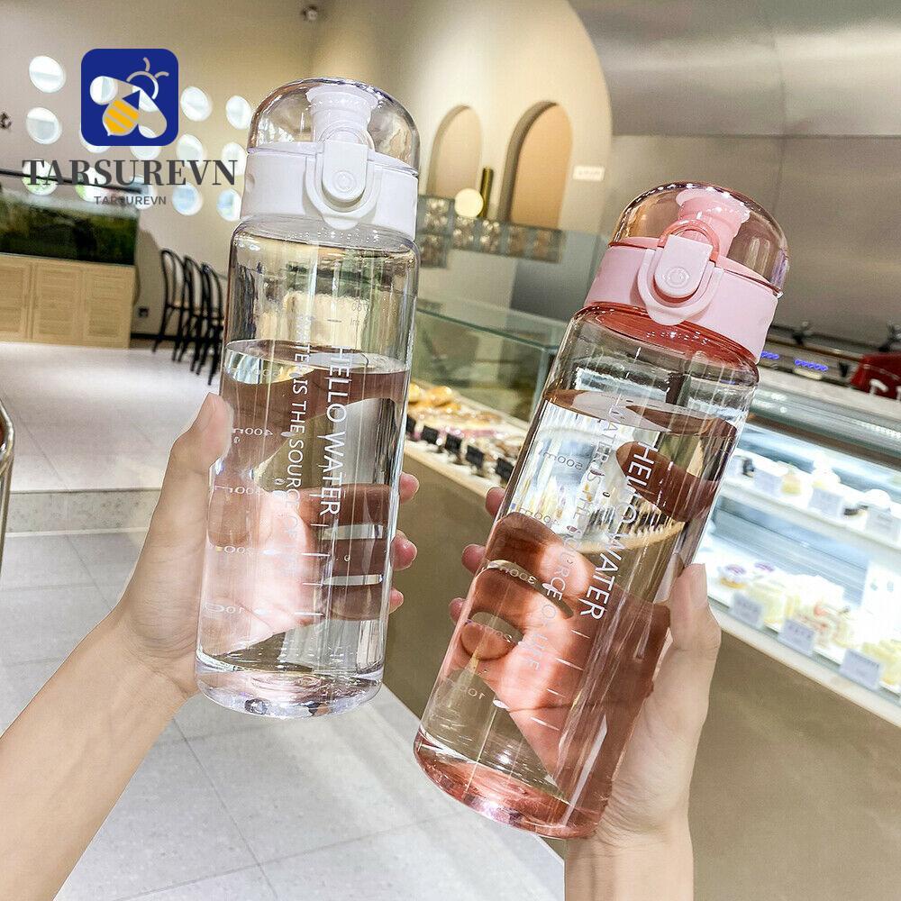 Bình đựng nước thể thao bằng nhựa trong suốt chống rò rỉ dung tích 780ml
