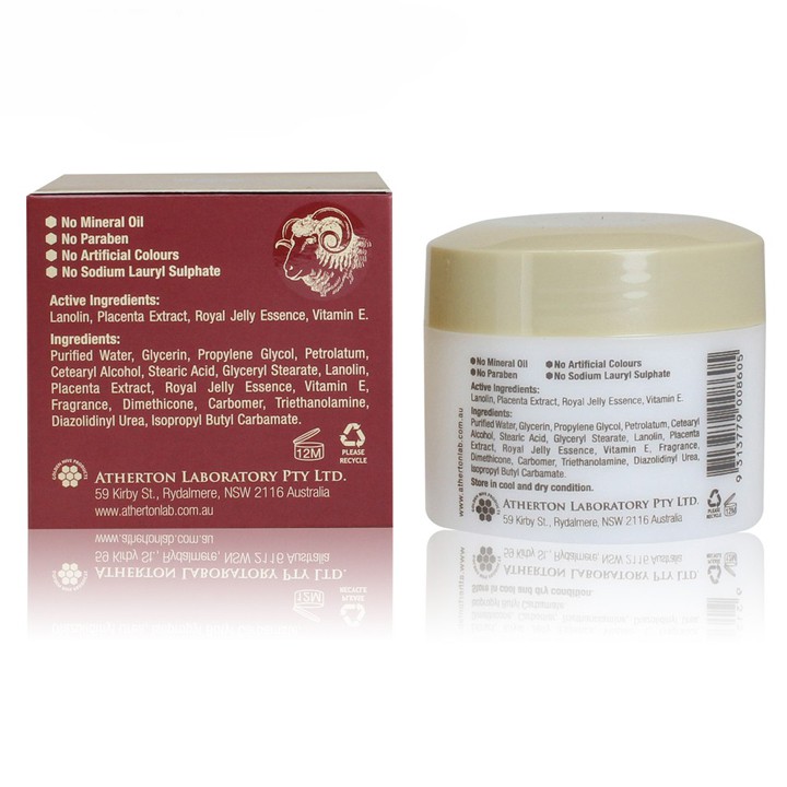 Kem nhau thai cừu Úc + sữa ong chúa Golden Hive Sheep Placenta + Royal Jelly + Lanolin Cream 100g