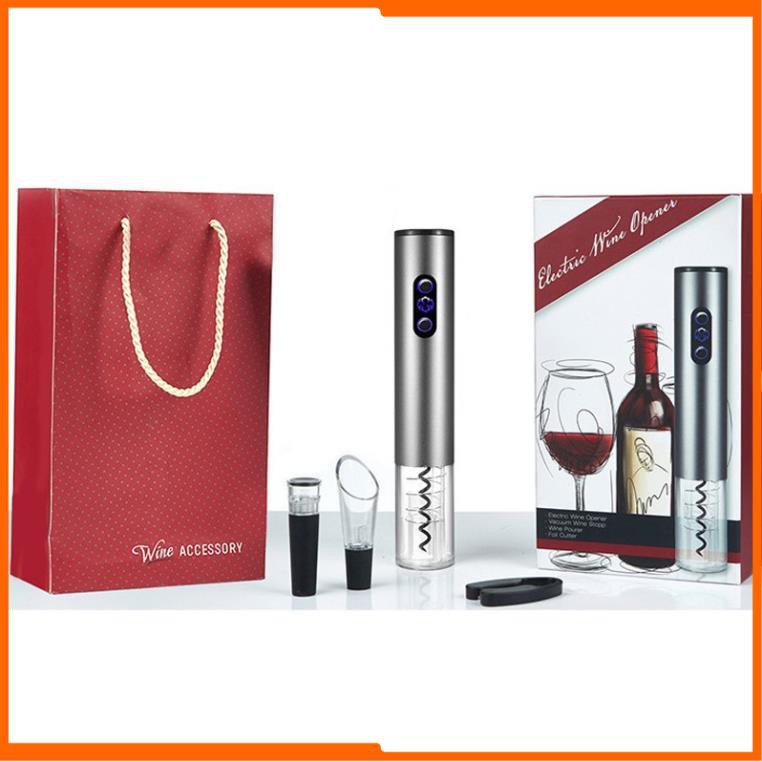 Bộ Dụng Cụ Mở Rượu Vang Tự Động 4 in1 SW-WG08, Bản Đặc Biệt, Qùa Tặng Đẳng Cấp