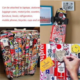 100 Sticker Graffiti Dán Laptop, Xe Hơi