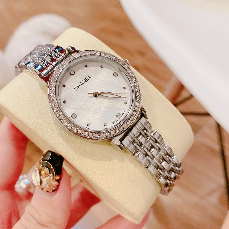 Đồng Hồ Nữ Chanel Đeo Tay Thời Trang Dây Kim Loại Thép Không Gỉ Chống Nước Cao Cấp | BigBuy360 - bigbuy360.vn