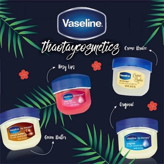 [Hàng Mỹ] Sáp dưỡng môi Vaseline Lip Therapy dạng hũ mini các loại (7g)
