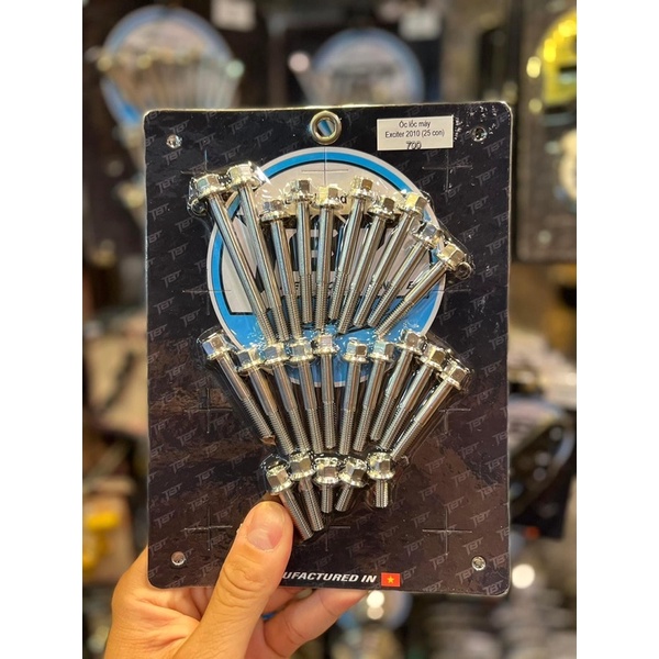 Ốc full lốc máy TBT inox 304 mẫu V2