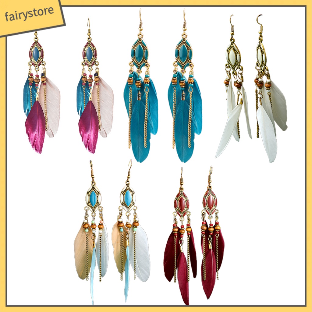 Khuyên tai dáng dài tạo hình độc đáo cho nữ