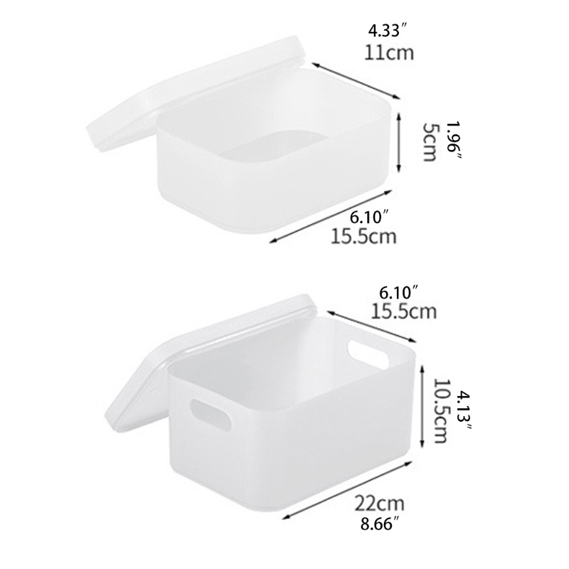 Hộp Nhựa Đựng Đồ Trang Điểm Để Bàn Tiện Lợi Ốp