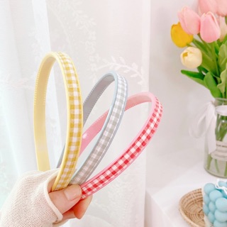 Bờm nhựa mix vải Hàn Quốc