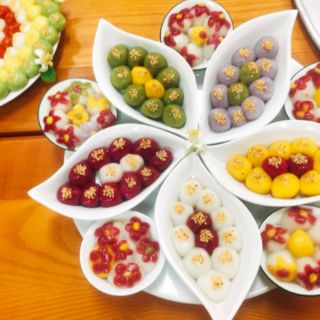 Bộ đĩa hình hoa, lá cánh tiên
