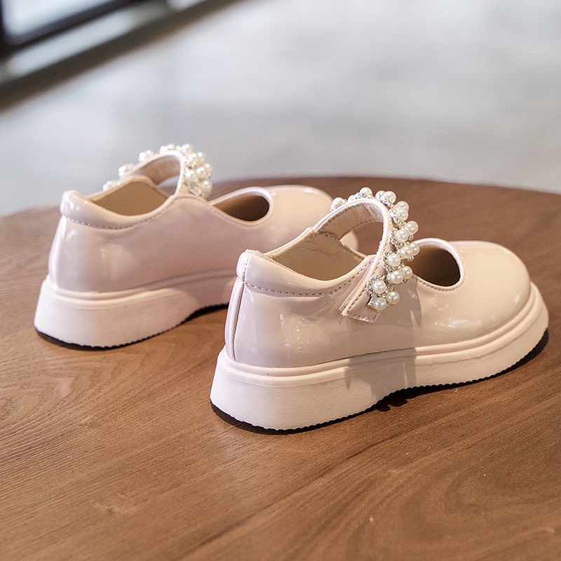 Giày Búp Bê Công Chúa Chất Liệu Da Thời Trang Xuân Thu Cho Bé Gái 2022