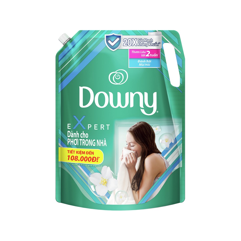 Combo 2 Nước Xả Vải Downy Nhiều Mùi Hương Túi 2.3L/2.6L