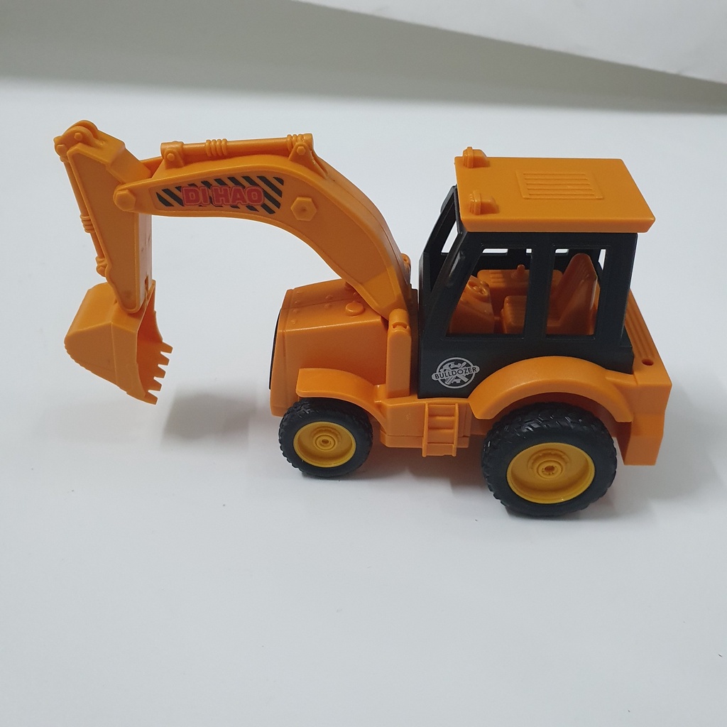 Xe Công Trình Có Hộp Xe Cẩu Xúc Có Thể Chạy Trớn Đồ Chơi Bé Trai