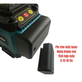 Pin cho máy cân mực Laser 5 tia-12 tia dung lượng cao 6000 mAh pin máy cân bằng laze dạng gài
