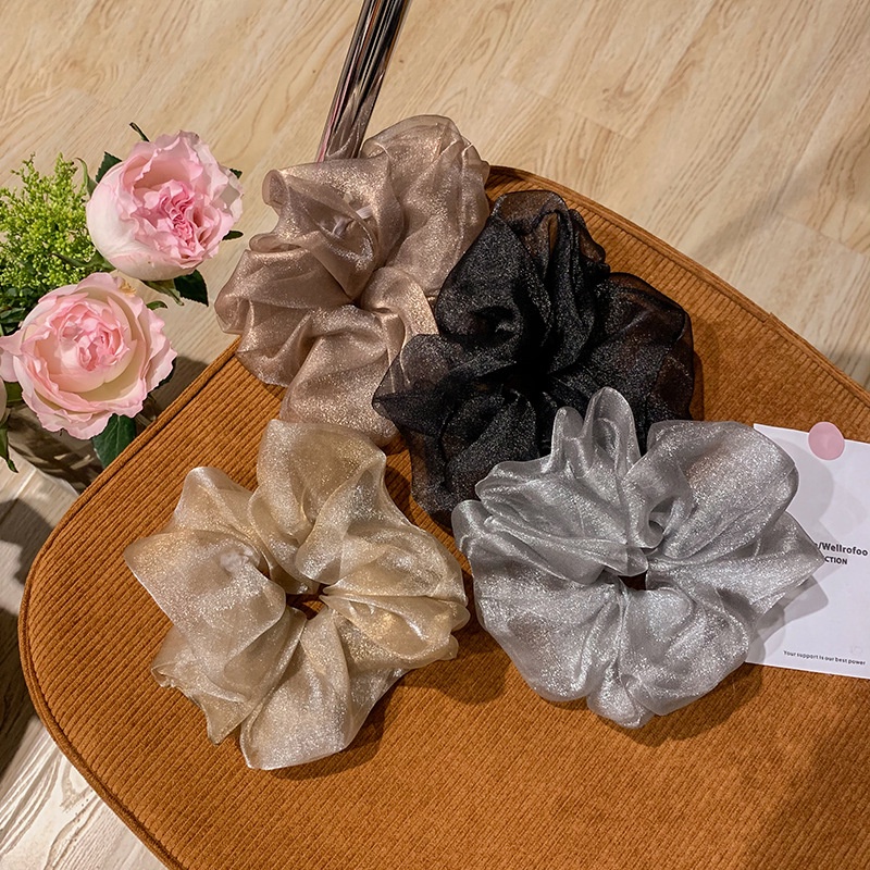 ✨✨Dây Buộc Tóc Vải Lưới Phong Cách Retro Hàn Quốc