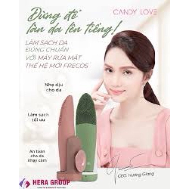 Máy rửa mặt thần kỳ Frecos sạch sâu tái tạo da Hàn Quốc