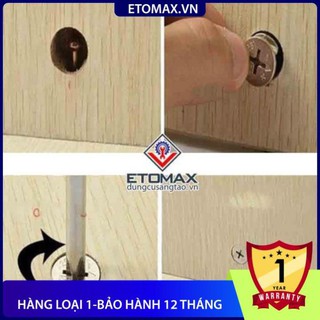 [Hàng loại 1-Bảo hành 12 tháng] Bộ 50 chốt ốc cam ( ETOMAX )