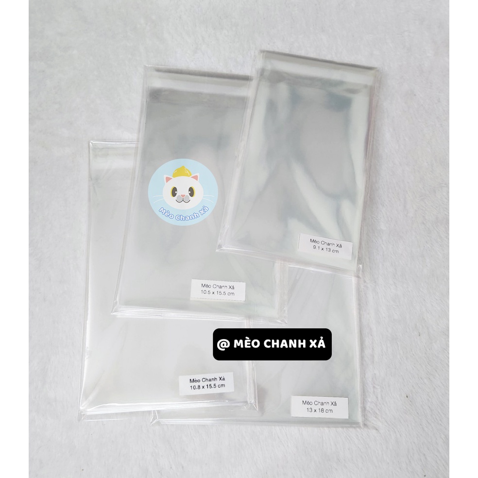 SLEEVE CÓ DÁN 9.1*13.5, 10.3*15.5, 10.5*15.5,10.8*15.5,11.3*16.1, 13*18 ĐỰNG POSTCARD, POSTCARD/PC GMM DÀY