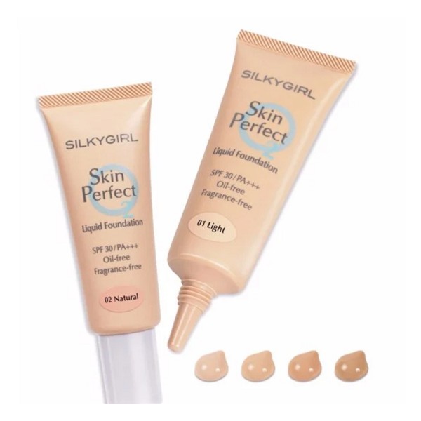 Kem Nền Silkygirl Skin Perfect Liquid Foundation 25ml