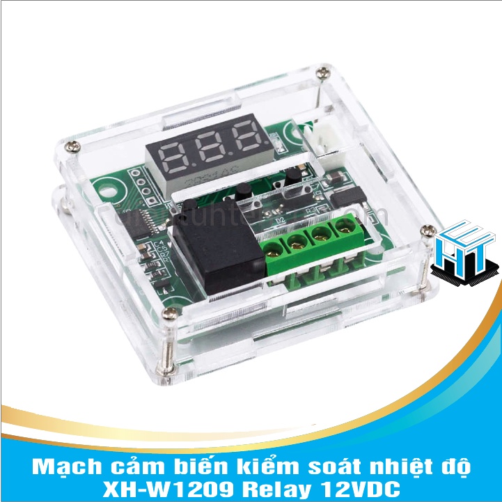 Mạch cảm biến kiểm soát nhiệt độ XH-W1209 Relay 12VDC