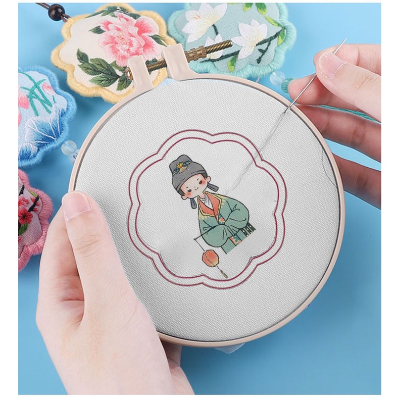 Túi Thơm Tự Thêu Tay Thủ Công - 12 CUNG HOÀNG ĐẠO - Quà tặng May Mắn Bình An Bộ Kit nguyên liệu DIY Handmade - Mie Shop