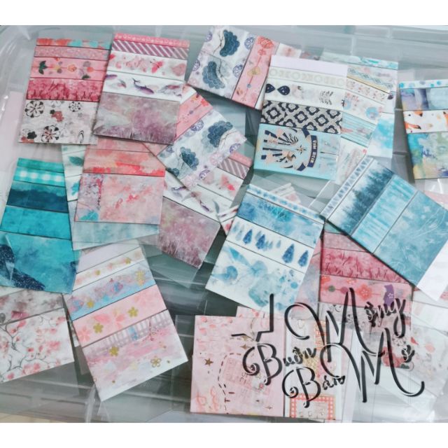 [CHIẾT 50CM] Washi Tape Chiết set 10 mẫu trang trí tranh, planner, sổ tay